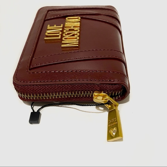 MOSCHINO Love Moschino Gold Logo Zip-Around Wallet 
Authentic NWT - Picture 4 of 15